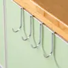 Colgador de Gancho para Puerta de Acero Inoxidable Forma de S Multifuncional Cocina y Baño Sin Taladro Gancho para Abrigos y Sombreros Colgador para Armario Venta al por Mayor