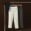 Pantalones Deportivos Elásticos Casuales para Hombre Cintura Elástica Secado Rápido Bolsillos Múltiples de Solapa Pantalones Casuales Ajustados 9523
