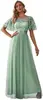 Vestido Amazon 2026 Estilo Nuevo Ropa de Comercio Exterior Vestido de Noche Vestido Largo de Noche Vestido de Encaje Patchwork