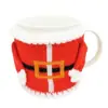 Venda direta transfronteiriça conjunto de canecas de lã bule personalizado caneca suéter tricô jacquard dupla face design de prova