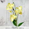 Ramo de Flores Artificiales de Orquídea Iris para Bodas, Producto Terminado de Flor Artificial de Seda de Alta Gama, Flor de Decoración para Sala de Estar al por Mayor
