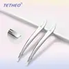Pinzas para cejas de acero inoxidable Tixiang pinzas depiladoras pinzas depiladoras pegatinas para depilar la barba pinzas para doble párpado pestañas postizas manicura