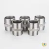 Niple Hexagonal de Acero Inoxidable 304 Conector Roscado Macho de Doble Extremo Conector Recto Interno Niple Corto 1/2" 3/4" 1"