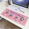 Popular no Tiktok super grande borda de bloqueio SD função excel atalho comum mouse pad de jogo tapete de mesa de escritório