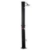 Columna de Ducha Solar 20L Negra Exterior Playa Surf Ducha Redonda Columna de Ducha Caliente