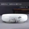 Maceta de flor de hada del agua cerámica cobre Herba hidropónica Torre bambú una hoja loto cuenco loto Herba Lysiana maceta especial sin agujero tamaño grande pequeño