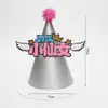 Envío Gratis Empaque Individual Sombrero de Cumpleaños Sombrero de Fiesta Sombrero Puntiagudo Sombrero de Fiesta para Bebés y Niños Sombrero para Pastel