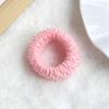 GRUESO GRUESO anillo de toalla de alta elasticidad color anillo de pelo sin costuras cuerda para el pelo de cola de caballo cuerda para el pelo no daña el pelo goma elástica para mujeres