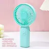Mini ventilador de mão ventilador de mesa pequeno cor de doce vertical três ventos recarregável por USB ventilador elétrico portátil atacado