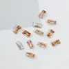 Mini circonita 2x4mm circonita rectangular micro circonio alta permeabilidad decoración de uñas ropa de muñeca diy cuadrado azúcar circonita Diamante hecho a mano