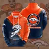 2025 Amazon Transfronterizo Nuevo Sudadera con Capucha para Hombre Estampado Digital 3D NFL Primavera y Otoño Ropa Casual para Hombres y Niños
