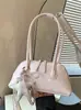 Bolso Único con Textura Bolso Tipo Bowling 2026 Modelo Nuevo Simple Lunares Bolso de Hombro para Viajes Diarios Bolso de Hombro Versátil