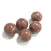 Amazon Cross-Border Venda Quente Cristal Rosa Natural 20mm Contas Redondas Não Porosas Pedra Solta Acessórios para Pulseira DIY Fabricante Atacado