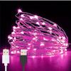 Lámpara de alambre de cobre usb cadena de luces de alambre de cobre led 2m20 luces dormitorio habitación Net red lámpara de estrella colorida cadena de luces de alambre de cobre