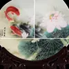 Jingdezhen tiene más de una placa de artesanía de cerámica desde hace años, plato decorativo para el hogar de estilo chino nuevo, plato de apreciación, plato péndulo, plato de exhibición, adornos para la sala de estar