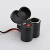 Encendedor de cigarrillos para motocicleta 12V24V con toma USB, cargador impermeable para teléfono móvil, accesorios multifuncionales para modificación de automóviles