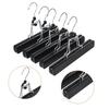 Perchas Lisas de Madera Maciza para Vestidos Hanfu, Pinzas para Pantalones de Tienda de Ropa Infantil, Perchas Antiarrugas, Pinzas de Madera Maciza para Pelucas