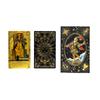 Baralho de Tarot Dourado Waite Carta de Tarot Tarot Impressão Colorida Carta de Tarot PVC Impermeável Jogo de Mesa de Tarot Toalha de Mesa