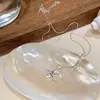 Colar de Pérolas de Água Doce Estrela-do-Mar Verão Feminino com Contas Exquisite Luz de Luxo Nicho Pingente Corrente da Clavícula Senso de Alto Padrão para Namorada