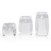 Suporte de vela de cristal estilo europeu decoração de casa moderna sala modelo conjunto suave ornamentos para proposta romântica frete grátis