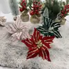 Atacado do Fabricante Flores de Natal, Decorações de Natal para o Festival da Primavera, Flores de Natal, Flores Artificiais Feitas à Mão, Flores de Natal Populares Transfronteiriças