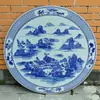 Conjunto de Mesa e Banquinhos de Cerâmica Jingdezhen, Uma Mesa e Quatro Banquinhos, Banquinhos de Porcelana, Mesa e Cadeiras de Jardim para Terraço Externo
