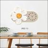 Relógio de Parede Animal de Creme Desenho Animado Sala de Estar Sala de Jantar Quarto de Criança Decoração Iluminação Pintura Relógio de Parede Calendário