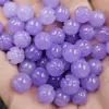 Contas de abóbora violeta Contas soltas de jade 10mm Contas de melão Fu pulseira DIY colar acessórios de joalheria contas artesanais