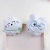 Gatito Gordito Lindo Huevo Trébol de Cuatro Hojas Colgante de Peluche de Gatito Súper Lindo Colgante para Libro Colgante de Llavero
