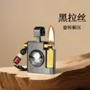 Isqueiro de Querosene Mini Tendência Novo Retro Acendimento Lateral Deslizante Giroscópio de Alto Valor Rotativo Alívio de Estresse Presente para Namorado