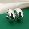 Moda Transfronteriza Europea y Americana Nuevos Pendientes Clips para Orejas de Gota de Agua Franceses Sin Perforaciones Pendientes Brillantes Simples de Gama Alta para Mujer de Moda