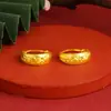 Aretes Color Oro Arena para Mujer, Duraderos, Aretes de Dragón y Fénix de Bolsillo, Aleación de Cobre Estilo Étnico, Aretes de Imitación Oro para Personas de Mediana Edad y Mayores