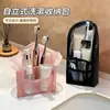 Neceser de viaje, bolsa de almacenamiento vertical, bolsa portátil impermeable para almacenamiento de cosméticos de hotel, almacenamiento de cepillo de dientes