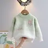 Suéter Infantil para Niñas Otoño e Invierno Nuevo Estilo 2026 Ropa de Punto para Niños Pequeños Top para Niña de 4 Años Suéter de Bebé