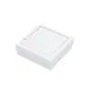 Caja de Empaque de Joyería Azul Claro Clásico, Caja Sencilla y Fresca para Pendientes, Pendientes de Anillo, Caja de Regalo Pequeña con Tapa Cielo y Tierra