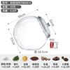 Barril de arroz para PC à prova de insetos à prova de umidade selado 20kg tanque de armazenamento de chá tipo esfera inclinada transparente de grau alimentício frasco medicinal