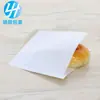 Bolsa triangular en blanco al por mayor de fábrica, bolsa acolchada, bolsa de papel con película a prueba de aceite para snacks de comida