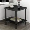 Mesita de noche moderna y sencilla, pequeña, de madera maciza, creativa, para dormitorio