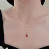 Novo Colar de Cabacinha Estilo Chinês com Toque de Luxo Leve e Sofisticado, Colar Versátil e Único, Novo Acessório Feminino com Toque Sofisticado