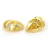 Piedra Suelta de Moissanita Color Amarillo Limón Chapado en Oro Forma de Pera, Cara de Anillo de Moissanita Amarilla Color Chapado en Oro Forma de Pera Gota de Agua Venta al por Mayor