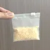 Bolsa pequeña de almacenamiento para cuentas, bolsa pequeña para porcionar, almacenamiento de producto terminado, bolsa sellable auto-sellante, bolsa organizadora, bolsa esmerilada impermeable y a prueba de polvo