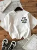 Top casual de verano para mujer con estampado a doble cara, estilo sencillo, con un elemento de etiqueta de taza de café helado, cuello redondo, manga corta