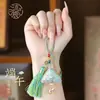 Enfeites Pendentes para o Festival do Barco-Dragão, Pingentes de Zongzi em Brocado Song, Pingentes de Bolsa com Borla Feitos à Mão, Pingentes para Chaveiro de Carro, Novo Estilo Chinês
