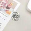 20 Flores Antigas de Prata Mista Vazadas Rosa Liga Pingentes DIY Acessórios para Joias Feitas à Mão Brincos Pingente Materiais