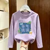 Camiseta base fina de otoño para niños, ropa de otoño de algodón puro para niños en primavera y otoño, camiseta de manga larga para niños, top para bebé niño