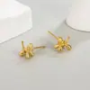 Aretes de Perro Globo Simples Femeninos Estilo Minimalista Geniales Dulces Geniales Japoneses y Coreanos de Nicho Aretes de Plata Pura Modernos 2022