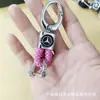 Acessórios para chave de carro chaveiro de cordão trançado chaveiro de metal para carro pingente acessórios de moda suprimentos para carro