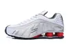 Zapatos Shox R4 de Columna de Aire Aumentadores de Altura Zapatos Deportivos con Pilares de Efecto Resorte Transfronterizos Putian Blanco Azul Rojo Puro Original