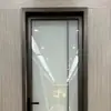 Portas de balanço internas simples e modernas para uso doméstico, portas de vidro estilosas para quarto e banheiro, feitas sob medida