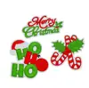 Patches Bordados de Natal, Patches Decorativos de Tecido de Natal, Patches para Jaquetas de Pluma, Kits de Material DIY para Suéteres, Patches Bordados de Natal